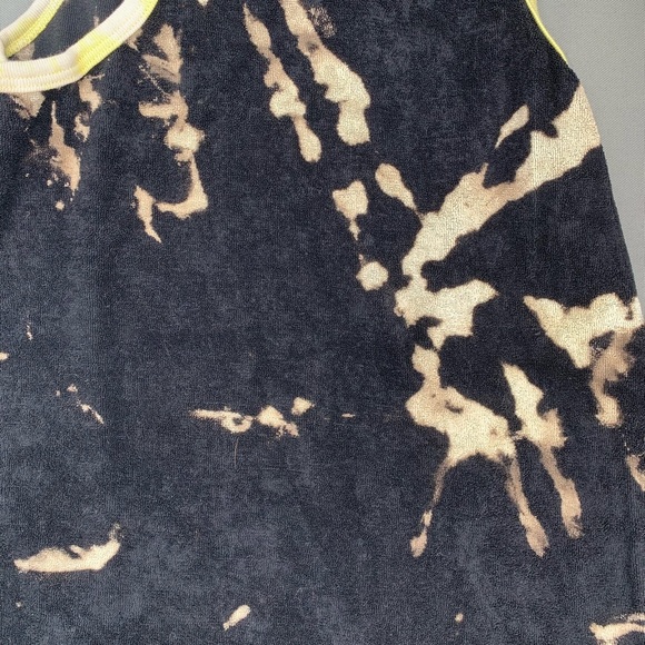 NWT black terry reverse tie dye racerback tank - Picture 16 of 16